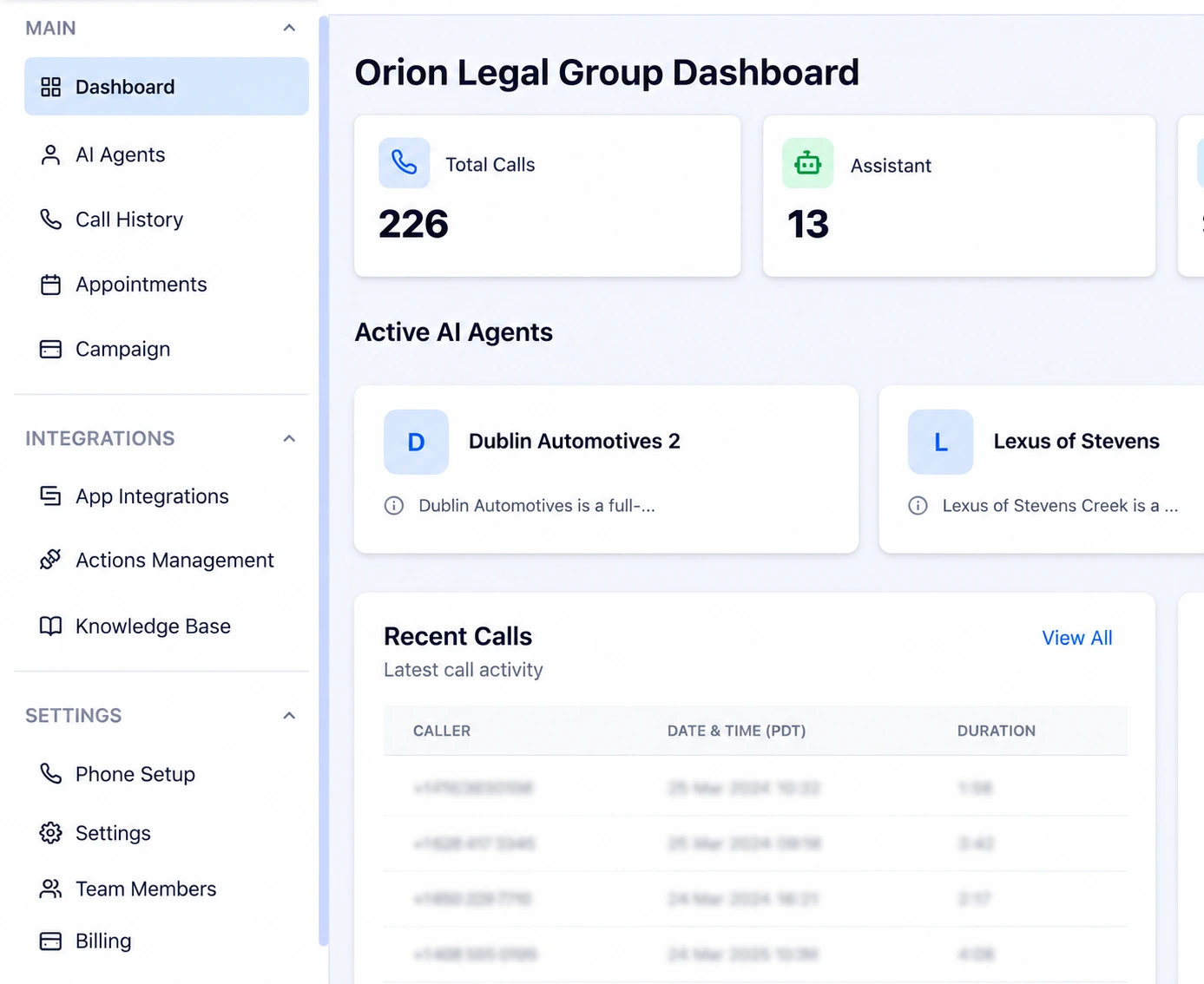 AI Voice Assistant — AI-Powered SaaS Platform