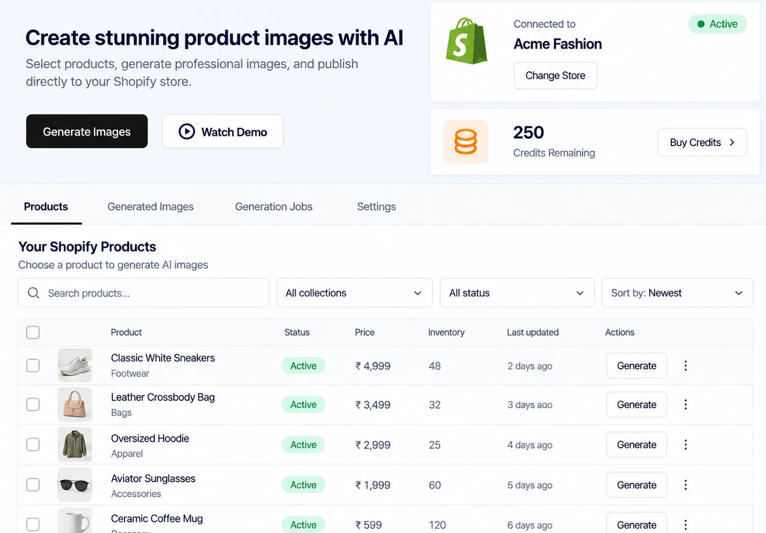 Brand Kings — AI Product Photography