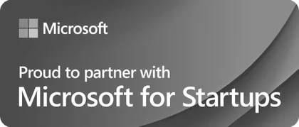 Proud to partner with Microsoft for Startups